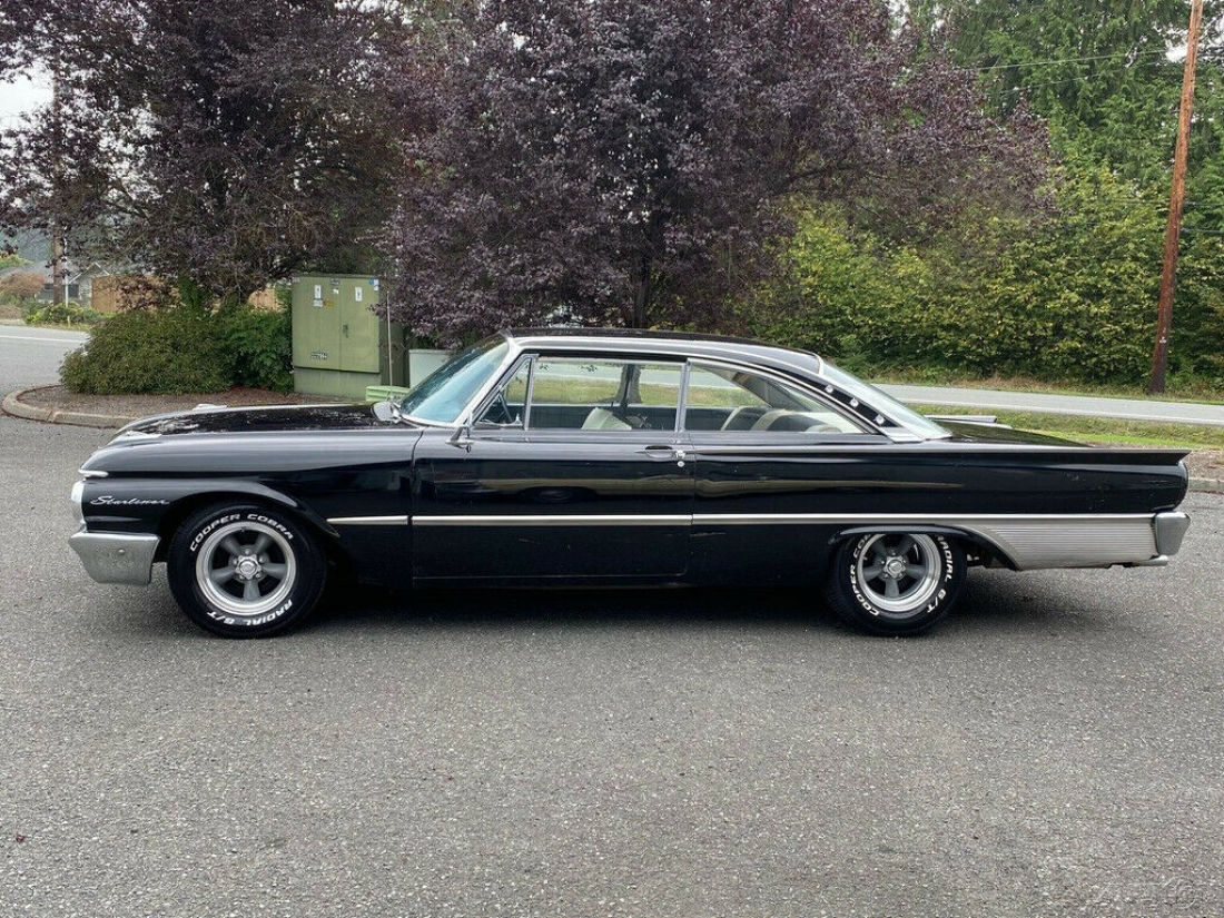 1961 Ford Galaxie Starliner Z Code 375 Horsepower Original Raven Black Paint - photo 4