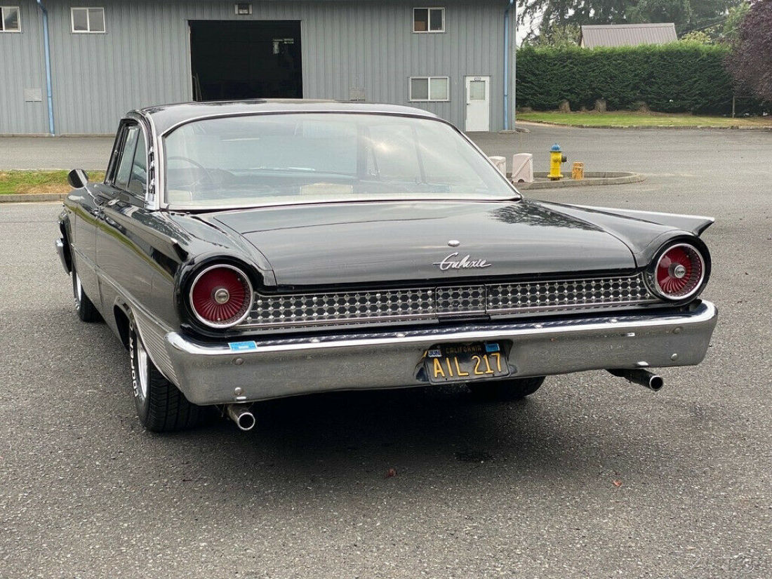 1961 Ford Galaxie Starliner Z Code 375 Horsepower Original Raven Black Paint - photo 6