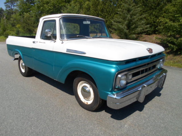 1961 FORD SHORT BED UNI-BODY COOL PICKUP TRUCK 1961 Ford F-100