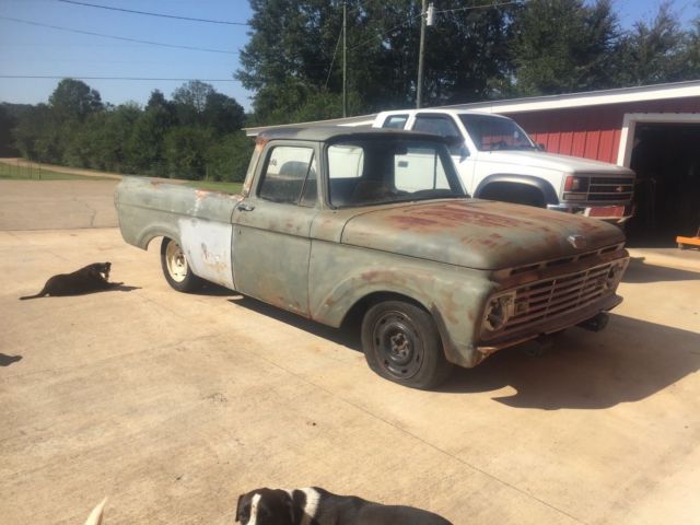 1961 Ford Unibody Truck Short Wheel Base clean frame Crown Victoria front end 1961 Ford F-100 Unibody Short Wheel Base