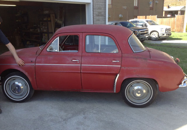1961 Henney Kilowatt Electric Car the Retooled Renault Dauphine 1961 Other Makes Henney Kilowatt Four Door Electric Car