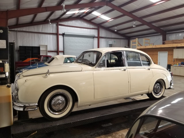 1961 Jaguar Mark II Old English White Sedan 1961 Jaguar Mark II