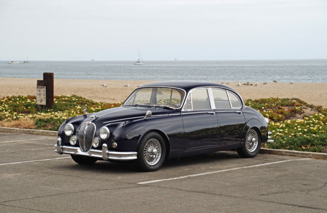 1961 Jaguar MK2 3.8L Saloon: 4-Speed w/ Overdrive, Indigo/Tan, $62k+ Restoration 1961 Jaguar MK 2 3.8L Four Door Saloon