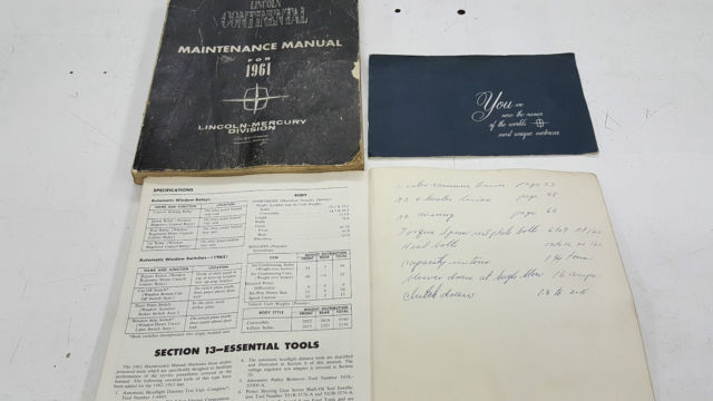 1961 Lincoln Continental Factory Air - photo 7