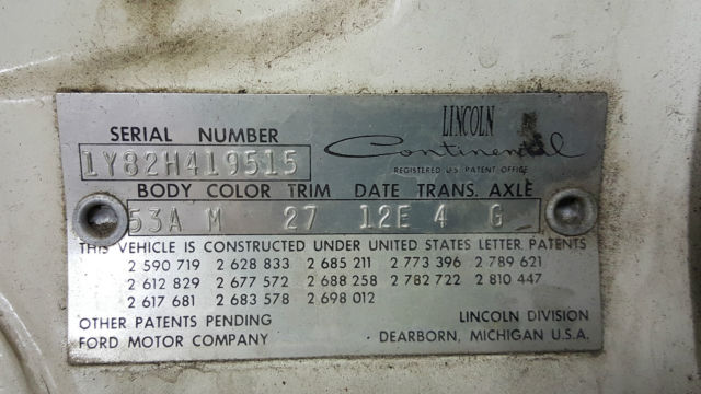 1961 Lincoln Continental Factory Air - photo 8