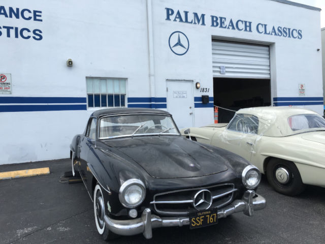 1961 Mercedes 190SL Barn Find DB040 Black Matching Numbers 1961 Mercedes-Benz SL-Class
