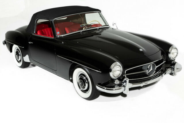 1961 Mercedes-Benz 190-Series Black Gorgeous Red Leather - photo 2