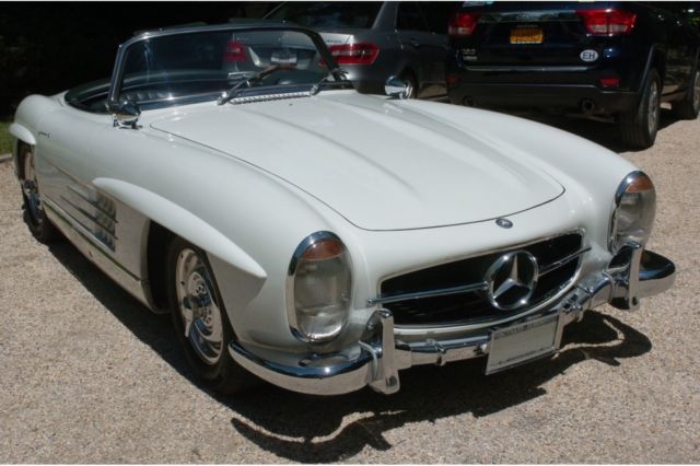 1961 Mercedes Benz 300SL 84,381 Miles White Convertible 6 Cylinder Manual 1961 Mercedes-Benz 300-Series --