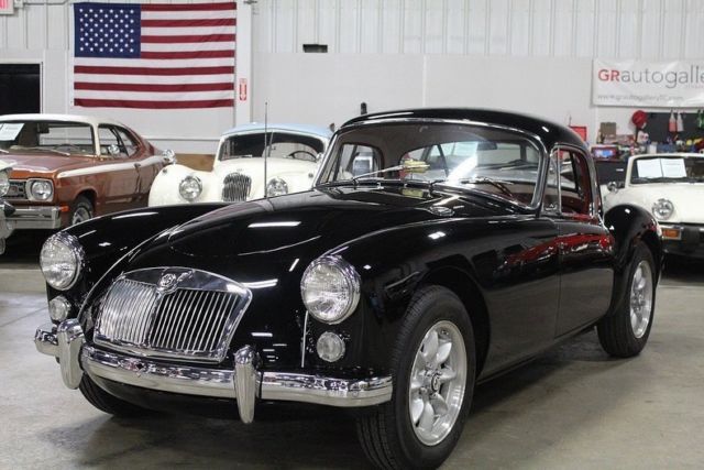 1961 MG A 6925 Miles Black Coupe 4 Cyl 4 Speed Manual 1961 MG MGA --