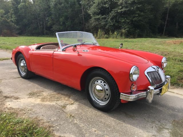 1961 MG-A with 1800 MGB Engine Very Clean Convertible Tonneau Soft Top Nice! 1961 MG MGA