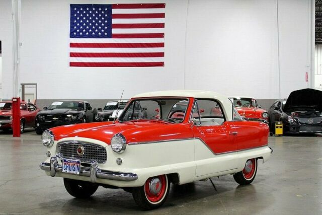 1961 Nash Metropolitan 43083 Miles Red and White 1500cc 4cyl Manual 1961 Nash Metropolitan --