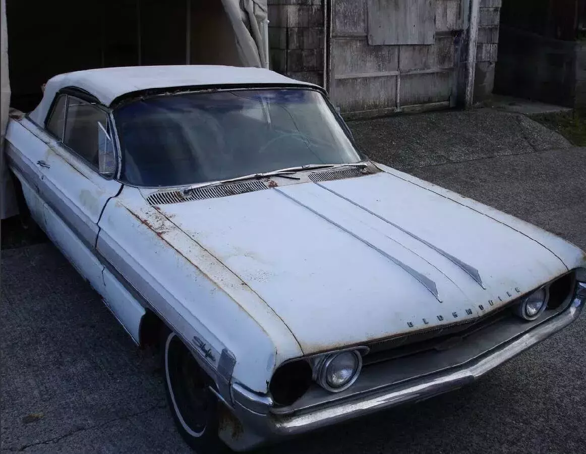 1961 Oldsmobile Starfire Convertible Blue 1961 Oldsmobile Starfire