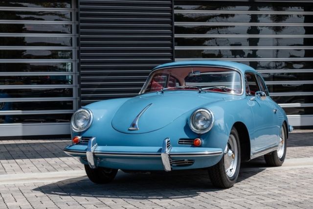 1961 Porsche 356 8916 Miles Aetna Blue Manual 1961 Porsche 356 --