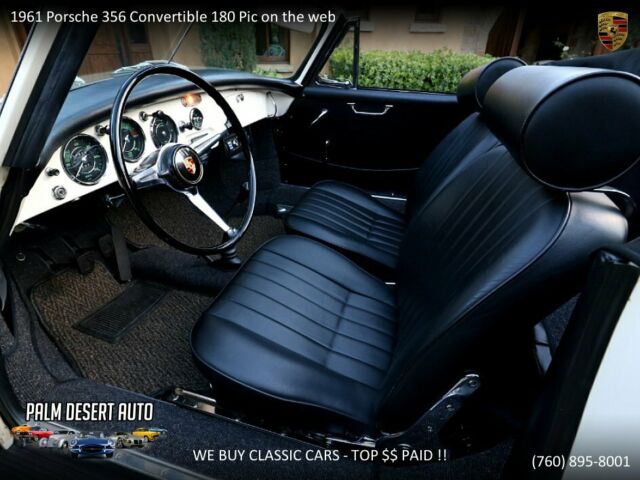 1961 Porsche 356 Convertible 180 Pic on the web - photo 11