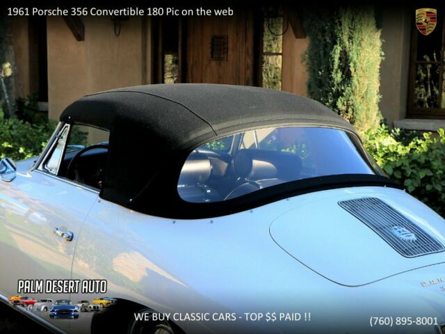 1961 Porsche 356 Convertible 180 Pic on the web - photo 3