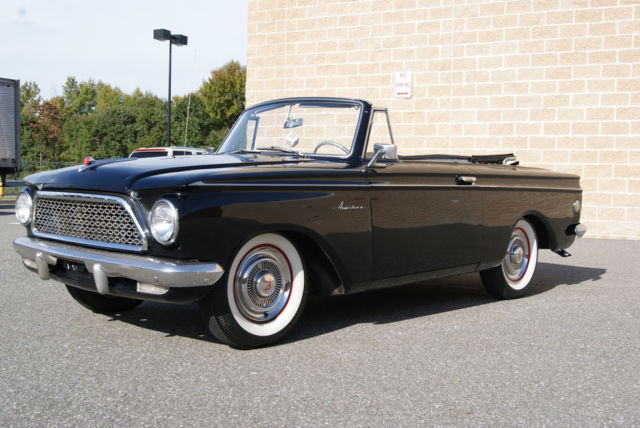 1961 RAMBLER AMERICAN CUSTOM CONVERTIBLE - RESTORED ONLY 54K MILES - NO RESERVE! 1961 Nash RAMBLER AMERICAN CUSTOM CONVERTIBLE