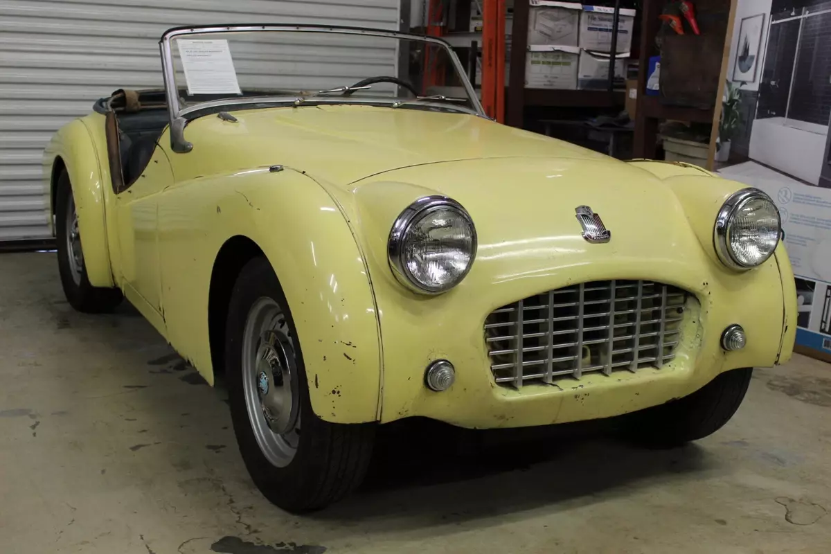 1961 Triumph TR3A, Numbers Matching, Originally Powder Blue with Blue Leather 1961 Triumph TR3