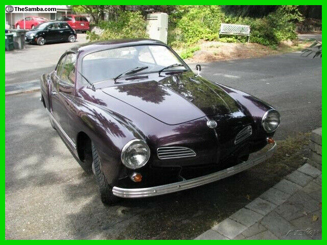 1961 Volkswagen Karmann Ghia 1600 cc 4-Cyl 4-Spd Manual Pan Up Restoration 1961 Volkswagen Karmann Ghia Pan Up Restoration