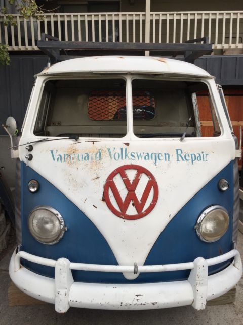 1961 Volkswagen VW Single Cab Dropgate Pickup Truck - Barn Find, Stored Away! 1961 Volkswagen Bus/Vanagon Truck
