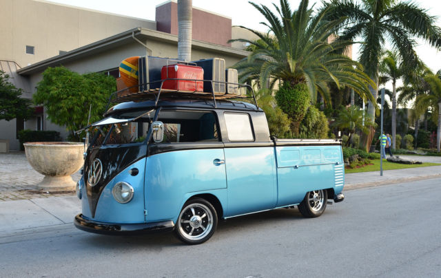 1961 VW BUS Double cab ALSO have single cab 1957 not 15 21 23 window 1965 1961 Volkswagen Bus/Vanagon Double Cab SHOW CAR! SEE VIDEO