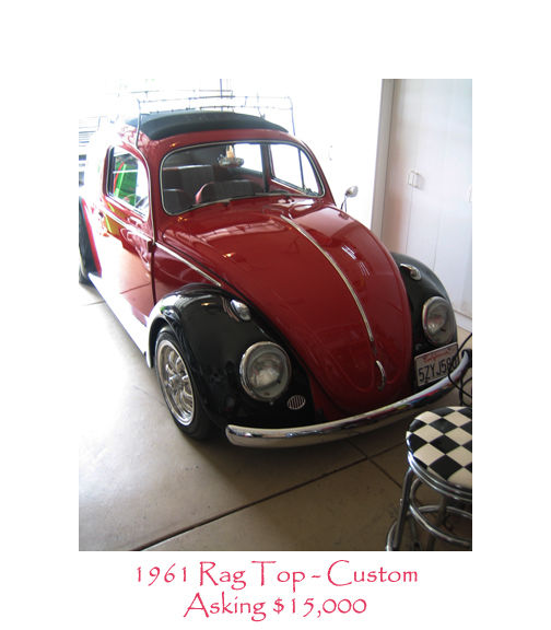 1961 VW Rag Top Really nice car for summer fun 1961 Volkswagen Beetle - Classic