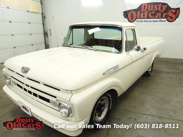 1961 White Runs Drive Body Inter Excel Fac AC 292V8! 1961 Ford F-100 Runs Drive Body Inter Excel Fac AC 292V8