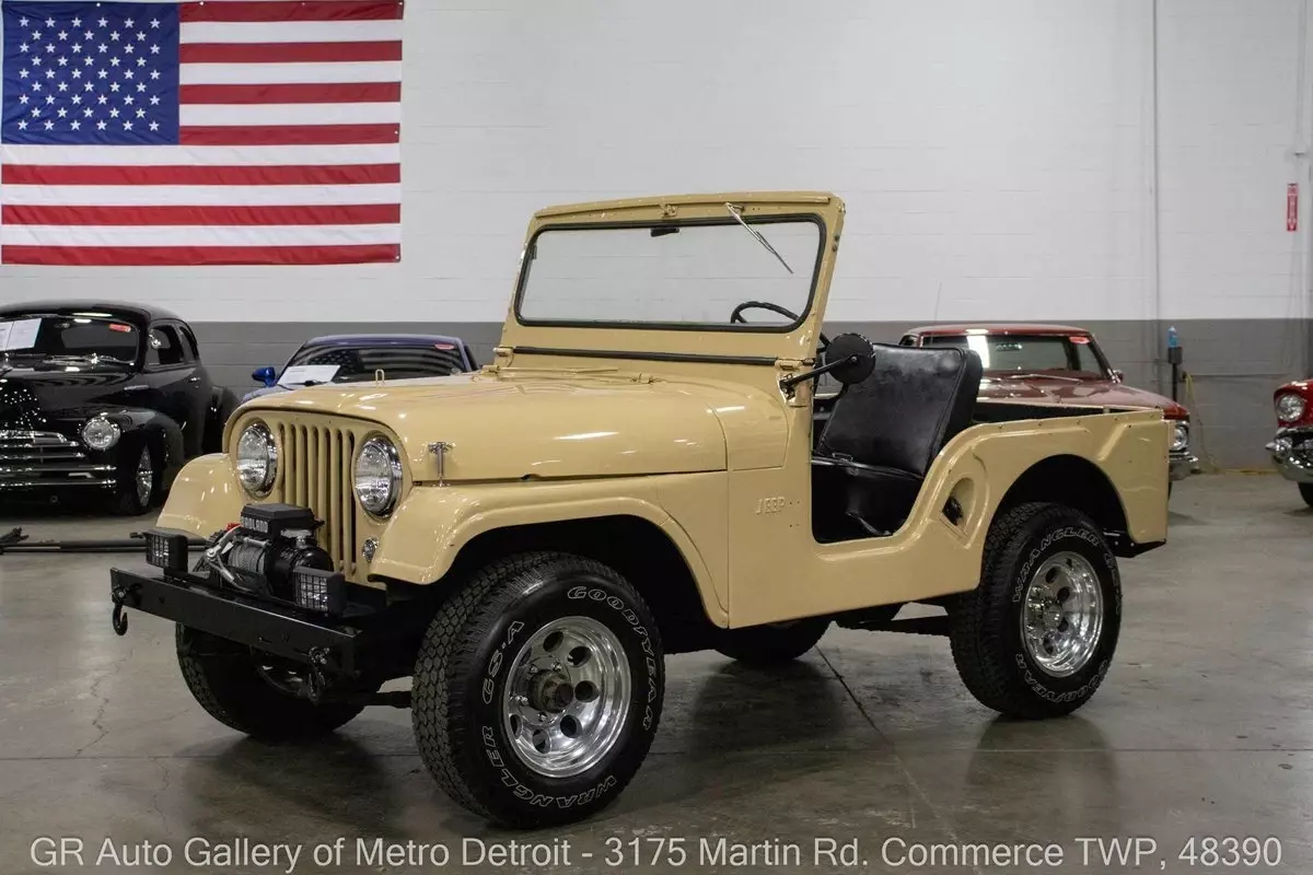 1961 Willys Jeep CJ-5 36141 Miles Tan Flat Head 4-134 4 Cylinder 3 Speed 1961 Willys Jeep CJ-5