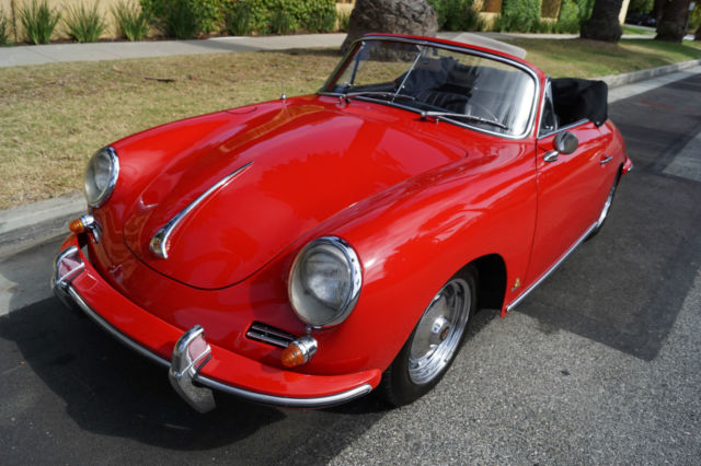 1962 356B 1600 CABRIOLET-APPEARS TO BE ITS MATCHING # ENGINE-VERY FINE CONDITION 1962 Porsche 356 B 1600 APPEARS TO BE MATCHING #'S T6 CABRIOLET!