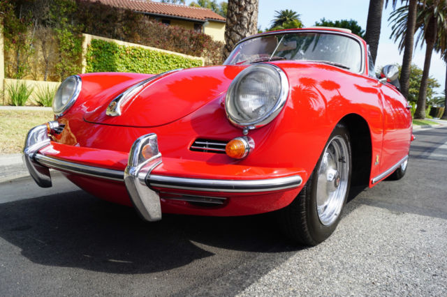 1962 Porsche 356 B 1600 APPEARS TO BE MATCHING #'S T6 CABRIOLET! - photo 4