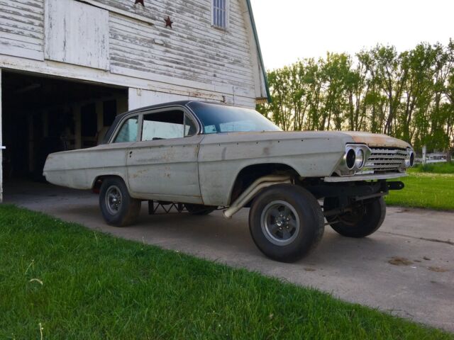 1962 409 4 speed Biscayne vintage altered wheel base drag car 1962 Chevrolet Impala
