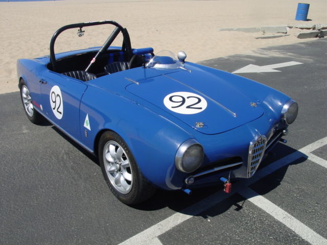 1962 ALFA ROMEO GIULIETTA SPIDER 1962 Alfa Romeo GIULIETTA SPIDER GIULIETTA SPIDER Vintage Race Car
