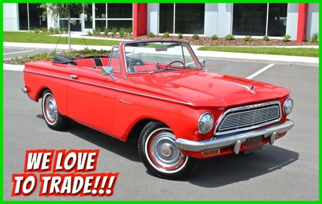 1962 AMC Rambler American 400 Convertible 195/3.2L Inline-6 Automatic 1962 AMC Rambler American 400 Rambler American 400 Convertible / Restored