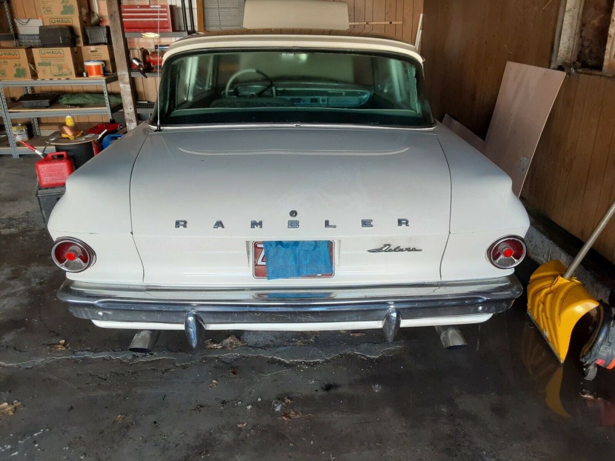1962 AMC Rambler Coupe White RWD Manual Deluxe 1962 AMC Rambler Deluxe