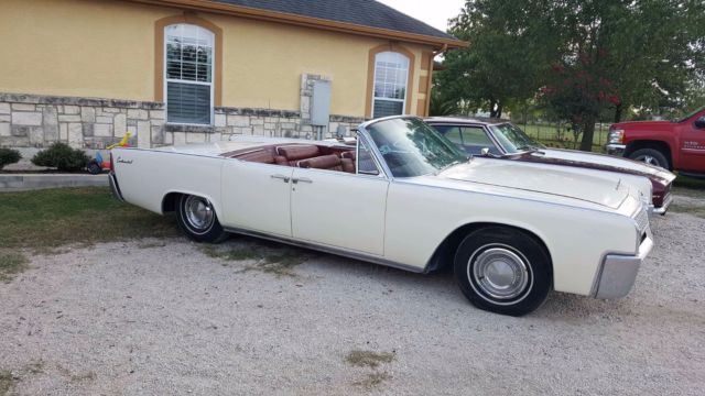 1962 & 1964 Lincoln Continental Convertibles 430 cu 2 cars 1962 Lincoln Continental
