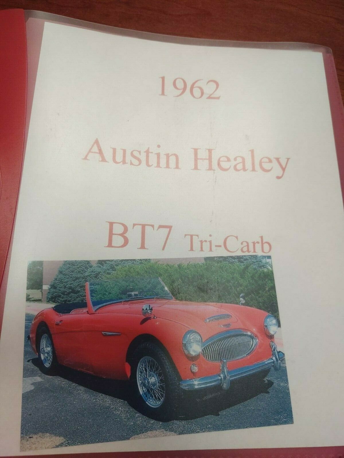 1962 Austin Healey MARK II BT7 TRI CARB - photo 9