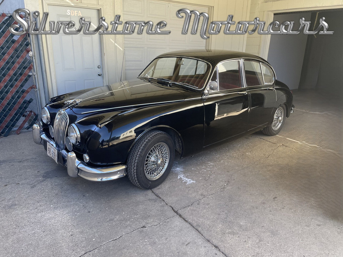 1962 Black 3.8 Liter 4 Speed Overdrive Leather 1962 Jaguar Mark II