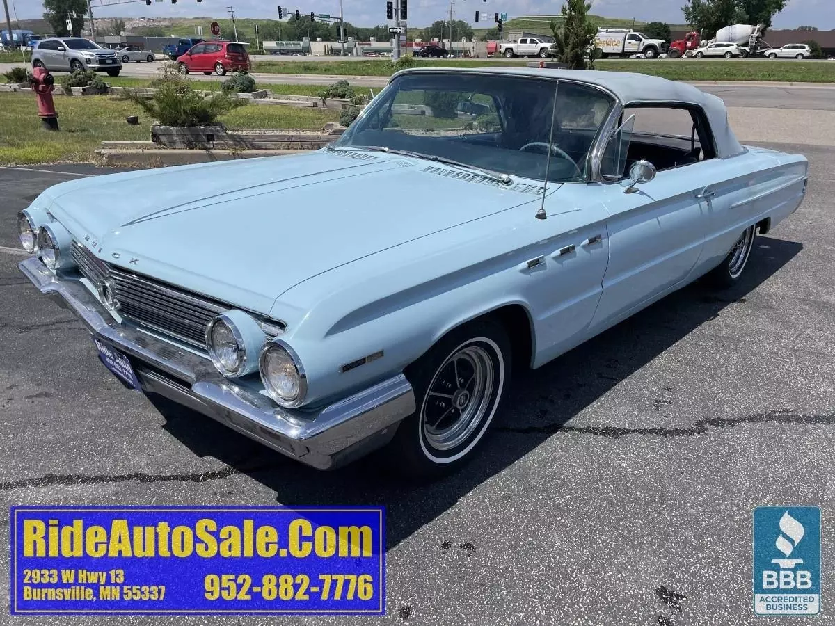 1962 Buick Invicta Convertible Wildcat 401 Nailhead 325hp V8 Auto AC PS clean ! 1962 Buick Invicta