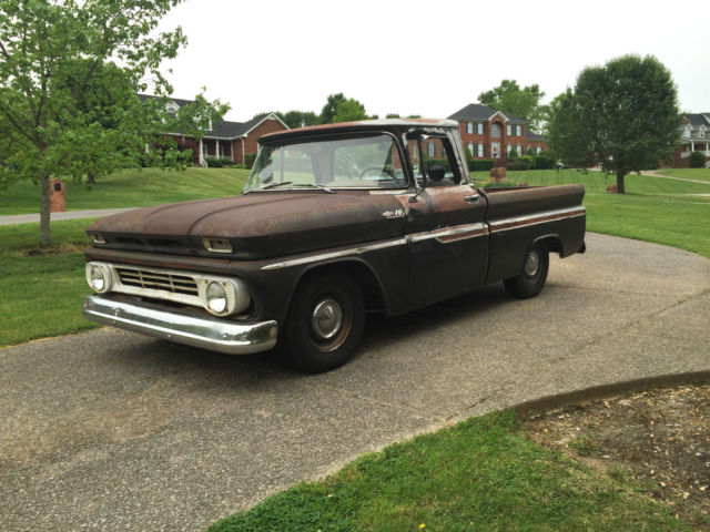 1962 C10 Big Back Window Short Bed Original Paint V8 Auto 1962 Chevrolet C-10 Custom Cab
