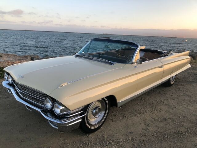 1962 Cadillac Convertible Black Plates California Barn find n storage 4 decades 1962 Cadillac DeVille