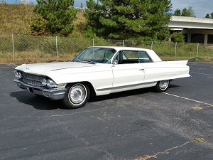 1962 Cadillac Deville 88440 Miles White 1962 Cadillac DeVille
