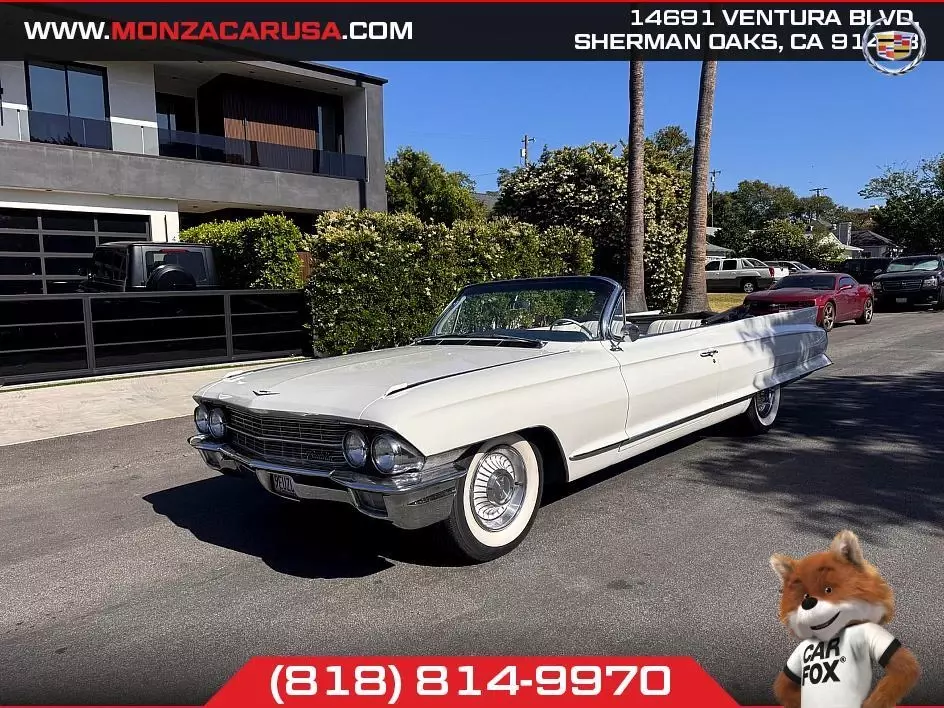 1962 Cadillac Deville, White with 58,678 Miles available now! 1962 Cadillac DeVille