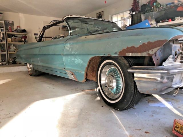 1962 CADILLAC ORIGINAL PAINT: PRIVATE SELLER 1962 Cadillac Series 62 Convertible