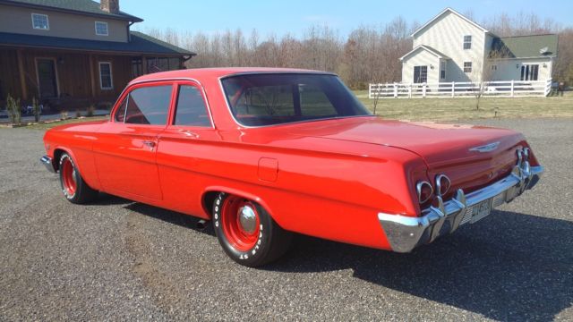 1962 Chevrolet Biscayne Restored 396, 2 4BBL Carbs.4 Sp. Like Impala and Bel Air 1962 Chevrolet Biscayne 2 Door