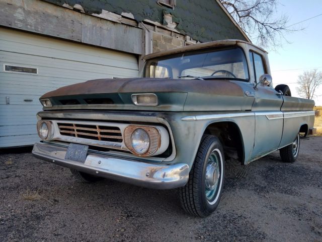 1962 Chevrolet C-10 PATINA FARM SHOP TRUCK C10 APACHE LS CHEVY - photo 12