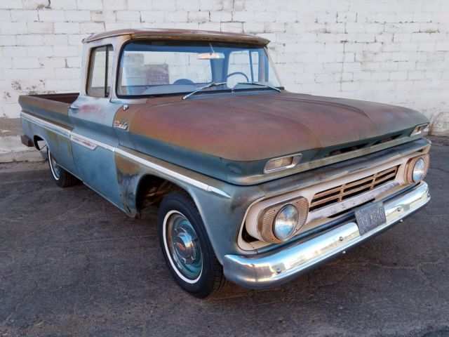 1962 Chevrolet C-10 PATINA FARM SHOP TRUCK C10 APACHE LS CHEVY - photo 6
