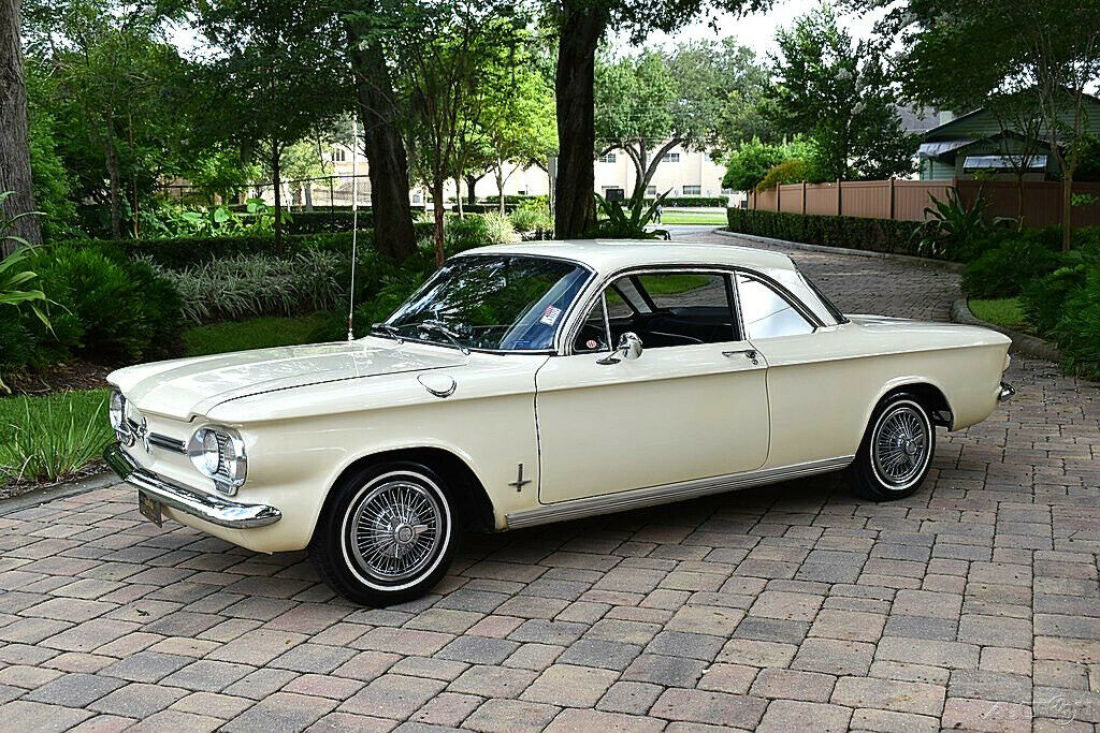 1962 Chevrolet Corvair Monza 164ci Manual Factory A/C 1962 Chevrolet Corvair Flat 6 Manual A/C