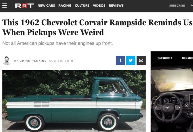 1962 Chevrolet Corvair Standard - photo 2