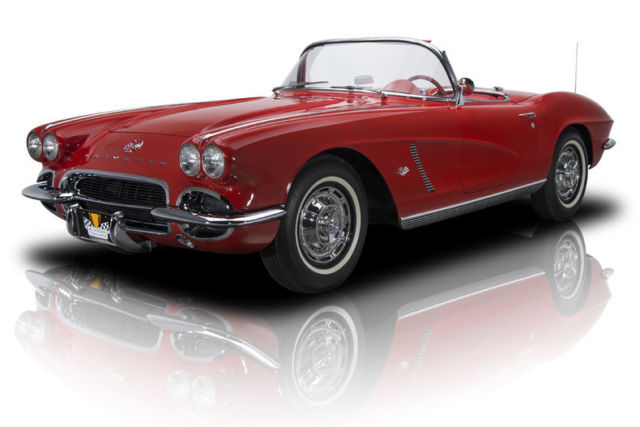 1962 Chevrolet Corvette 49463 Miles Roman Red Convertible 327 V8 4 Speed Manual 1962 Chevrolet Corvette --
