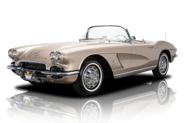1962 Chevrolet Corvette 7135 Miles Fawn Beige Roadster 327 L84 FI V8 4 Speed Ma 1962 Chevrolet Corvette --