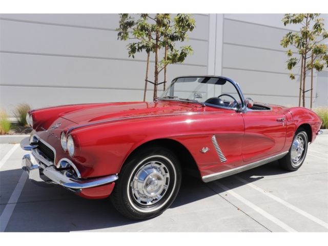 1962 Chevrolet Corvette 93872 Miles Burgundy 4 Speed Manual 1962 Chevrolet Corvette --